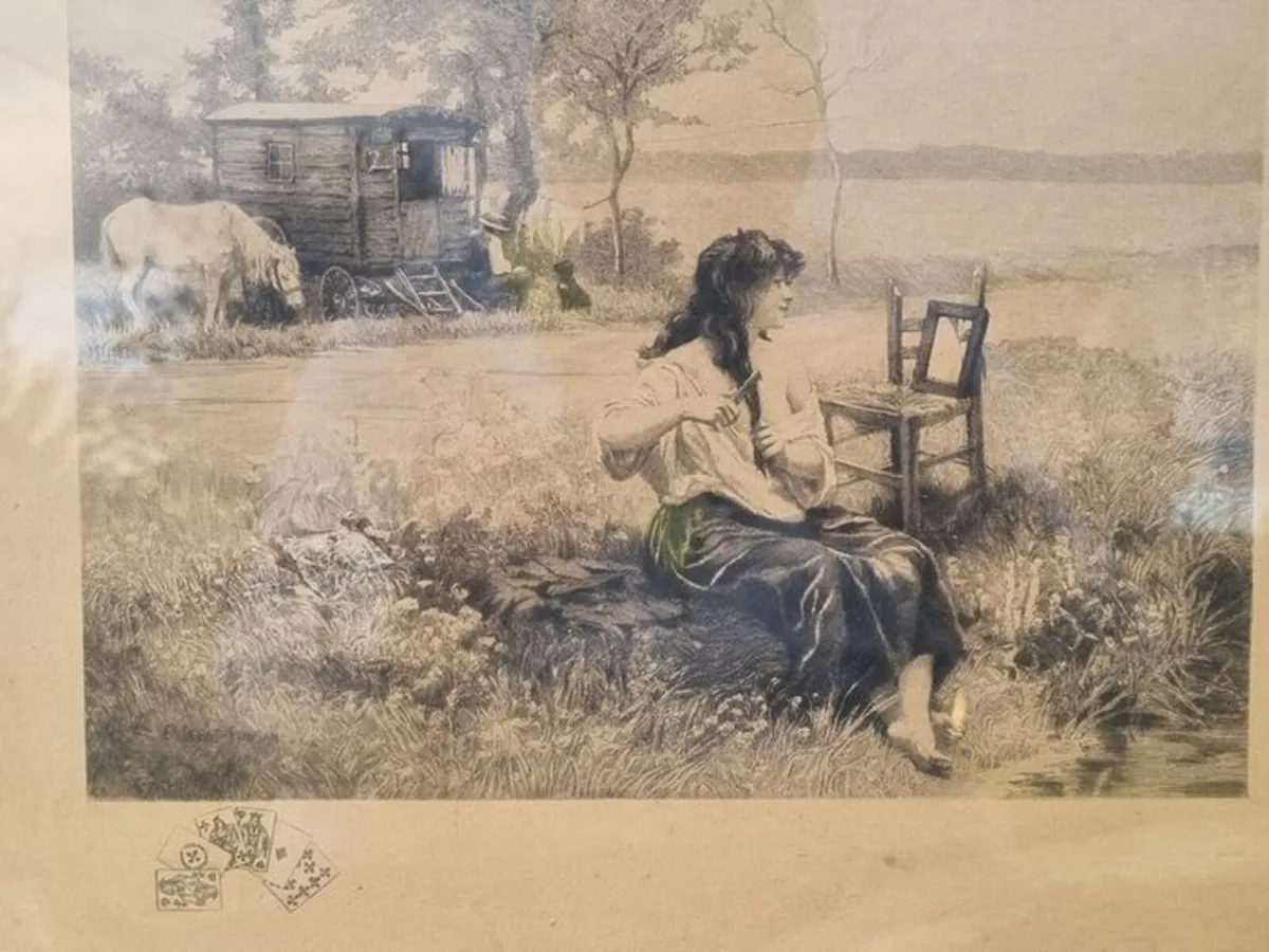 The famous etching The Gypsy in the Toilet - Image 2