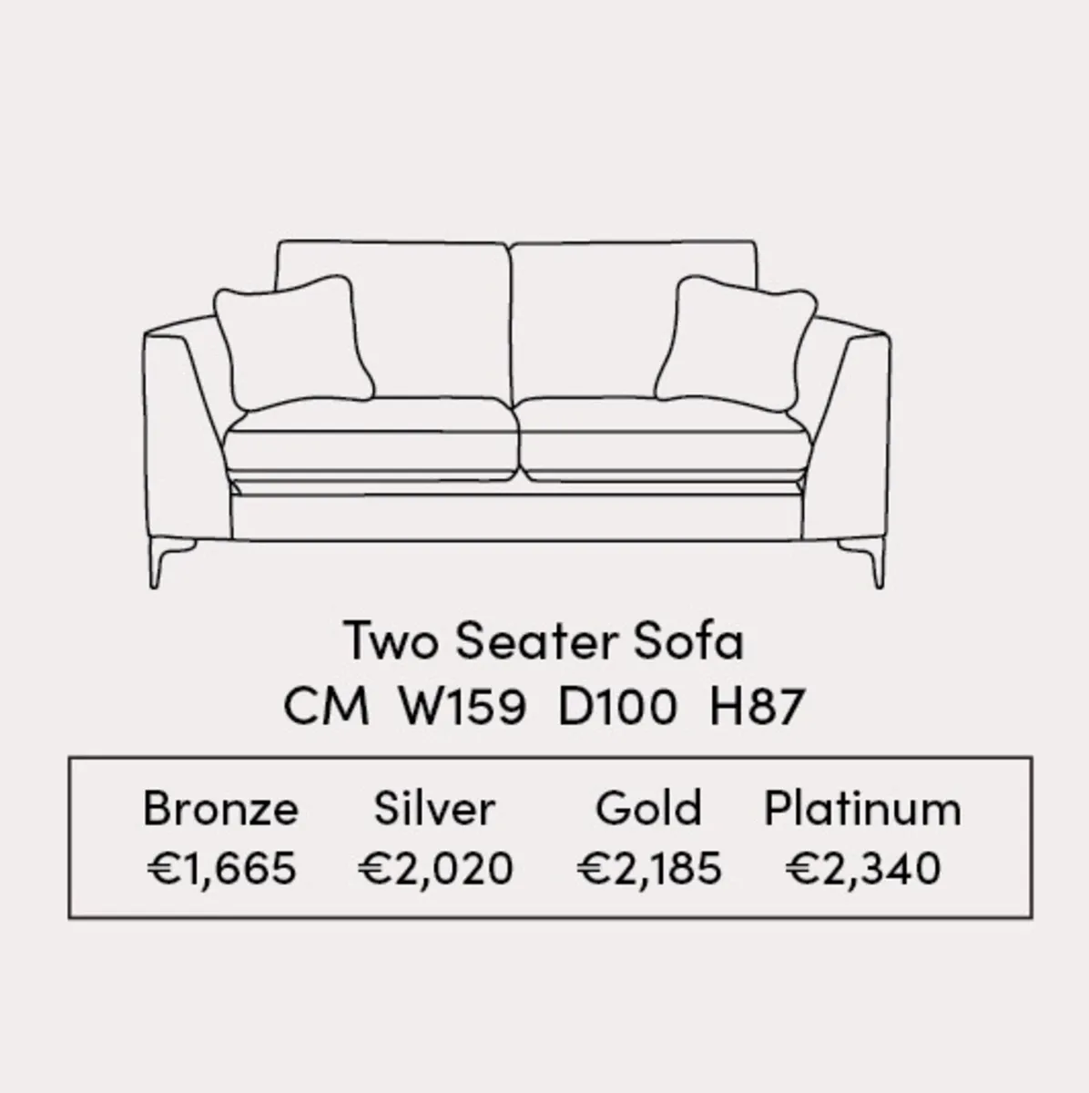 Couch Finline furniture - Image 4