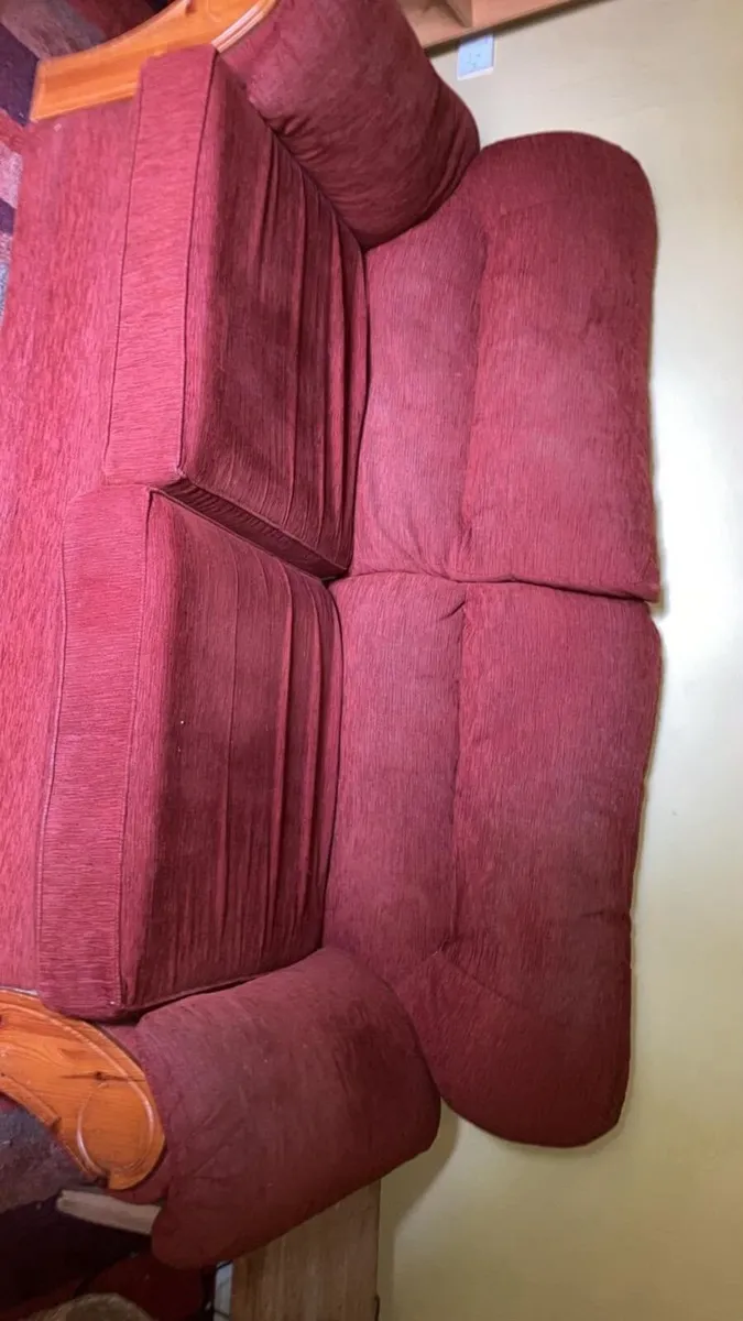 3 seater sofa, 2 armchairs - Image 1