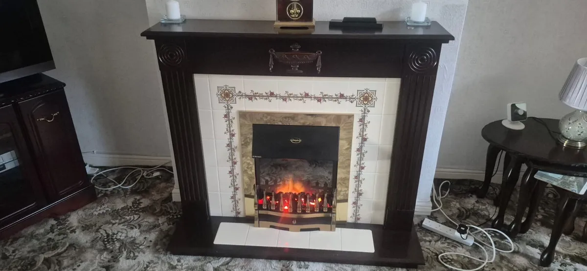 Fireplace c/w Electric Fire
