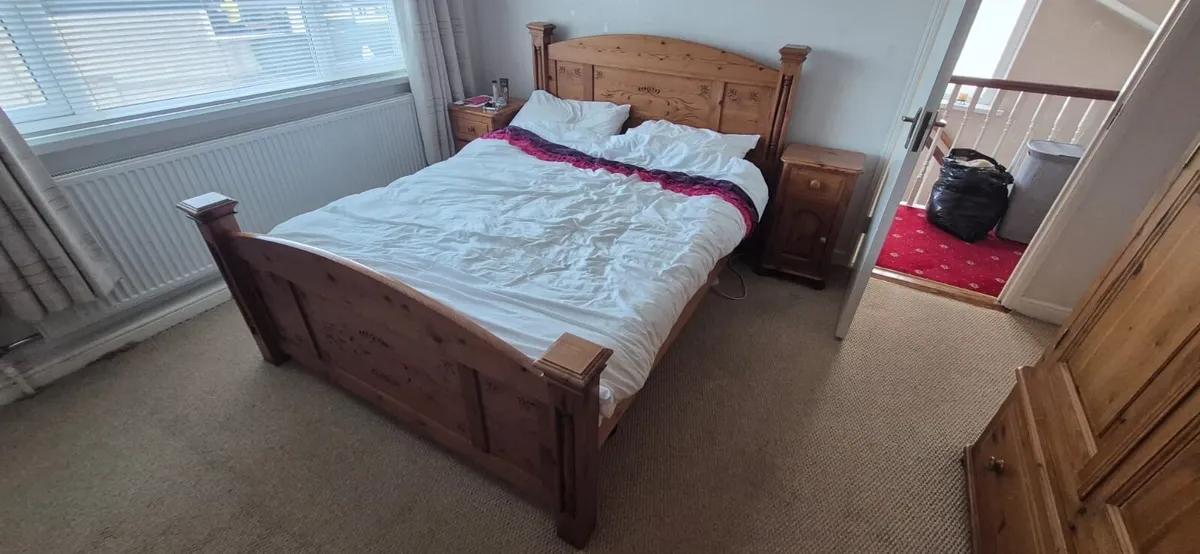 Bed frame and Wardrobe - Image 2
