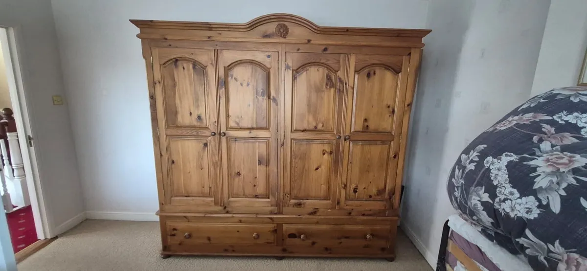 Bed frame and Wardrobe - Image 1