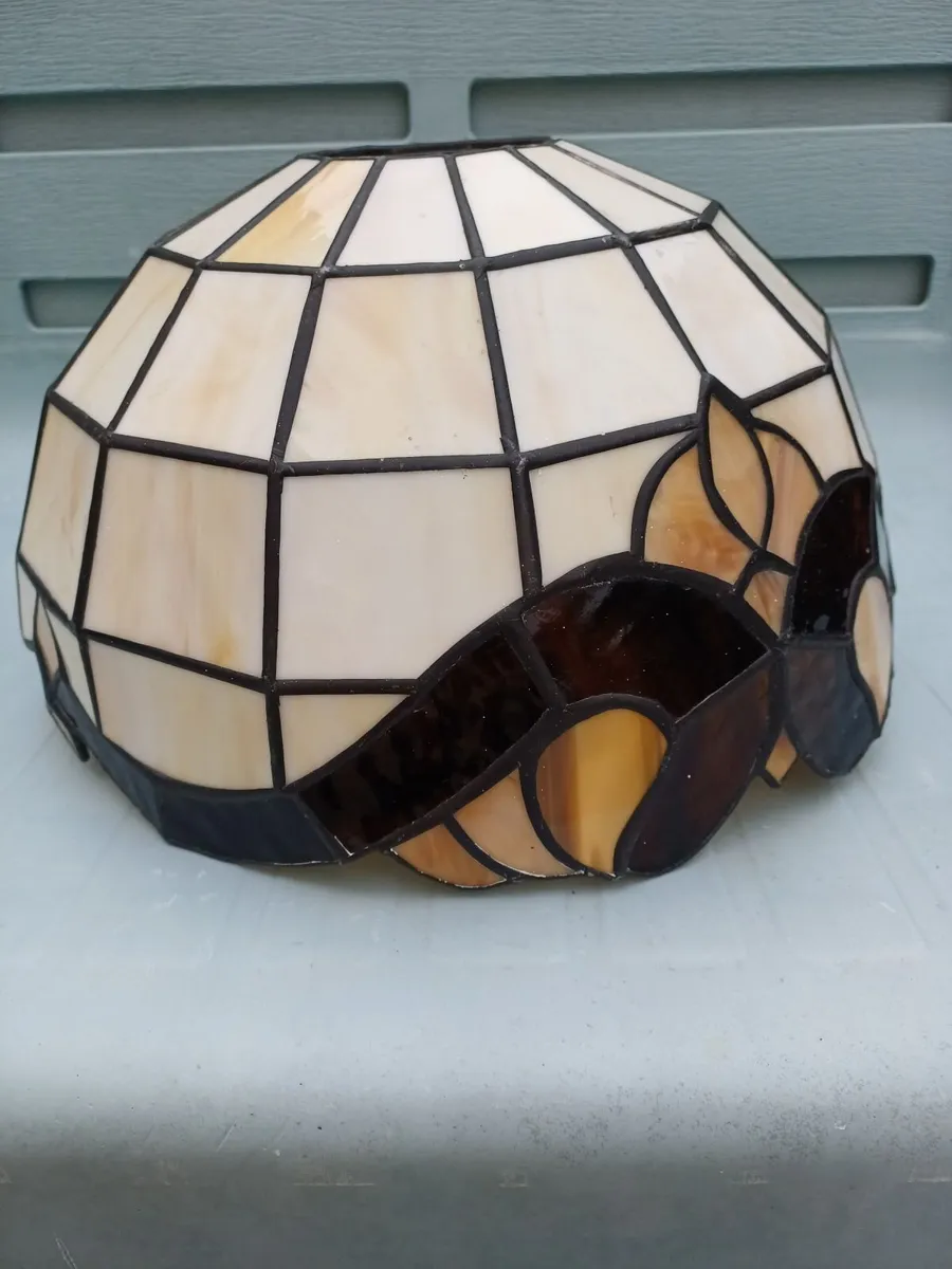 Vintage Tiffany Style Ceiling Shade - Image 1