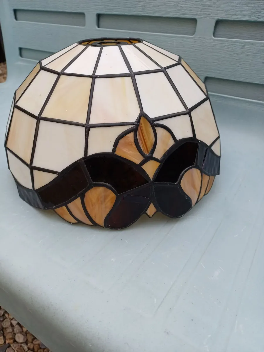 Vintage Tiffany Style Ceiling Shade - Image 2