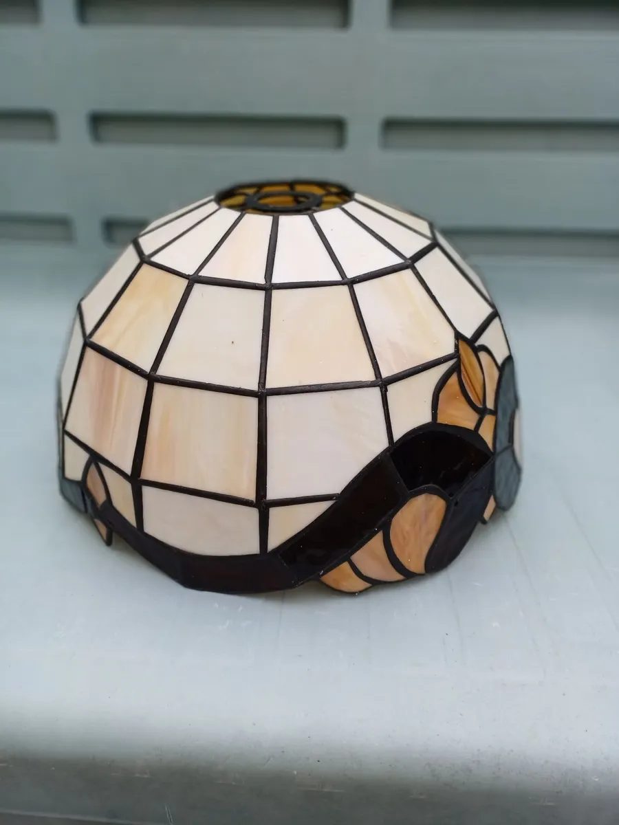 Vintage Tiffany Style Ceiling Shade - Image 3