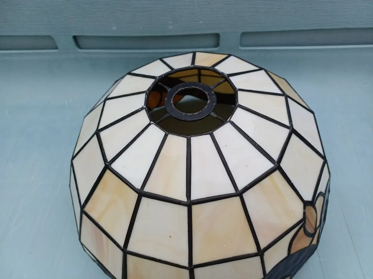 Vintage Tiffany Style Ceiling Shade - Image 4
