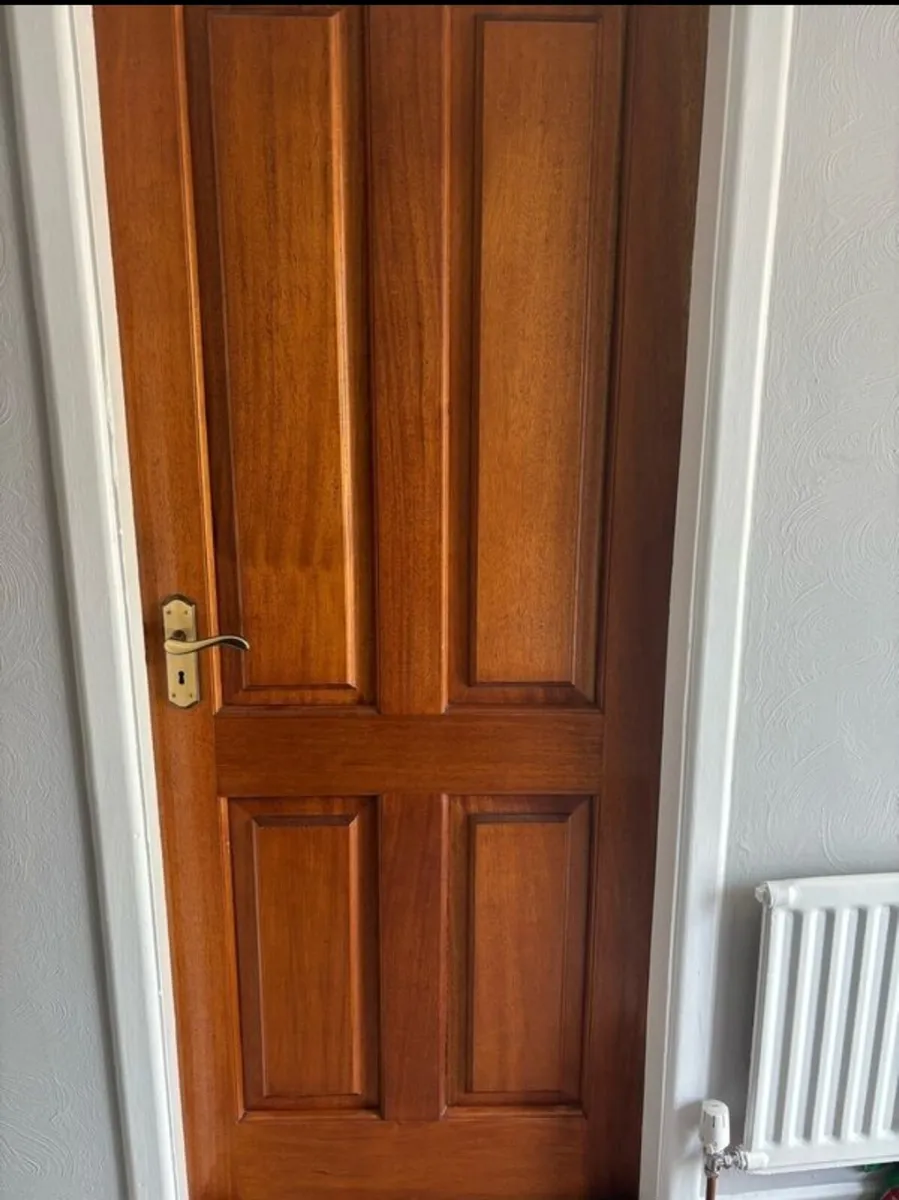 Mahogany door