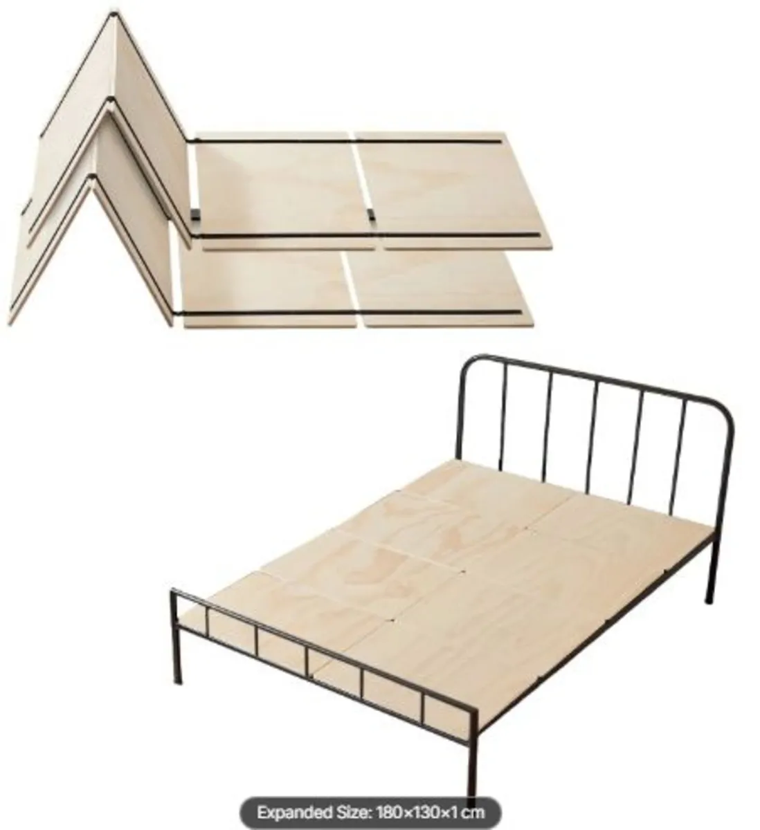 Full Size Bunkie Board, 10 mm Foldable Bed Board - Image 1