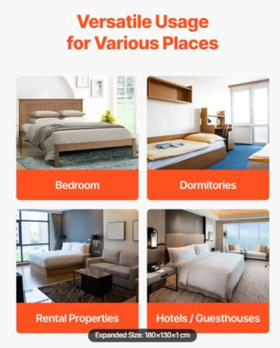 Full Size Bunkie Board, 10 mm Foldable Bed Board - Image 4