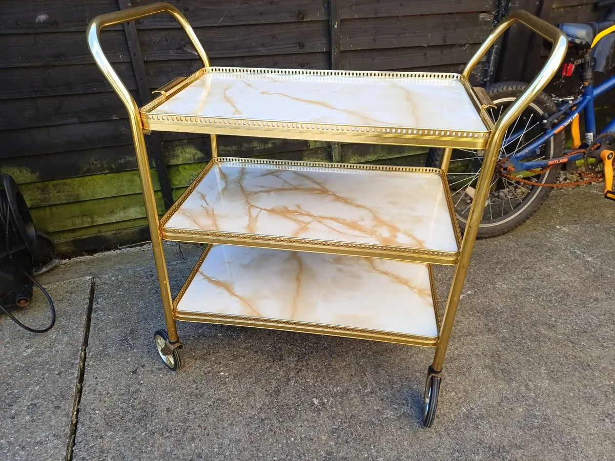 1960/70s Hostess Trolley - Image 4
