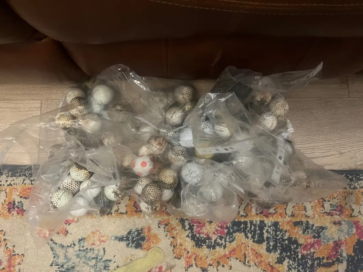 110 Golf Balls Unwashed Project Lot - Image 2