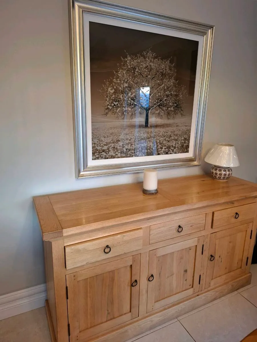 Solid Oak Sideboard - Image 1