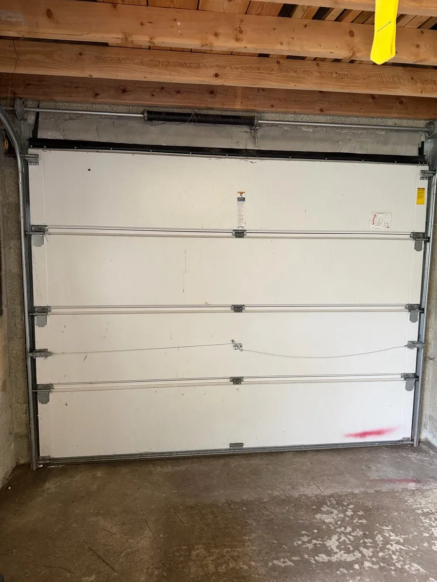 White overhead roller door - Image 2