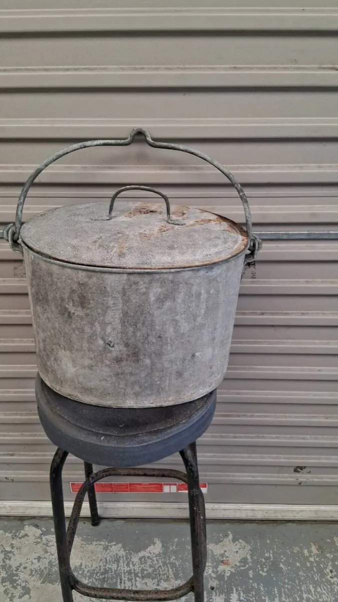 Galvanised pot - Image 2