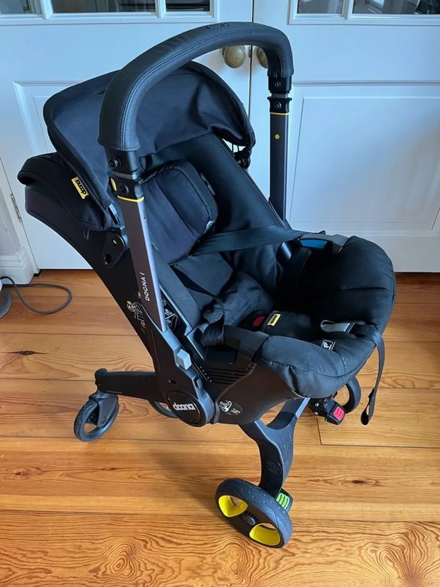 Doona i Car Seat and Stroller with Accessories - Nitro Black - Excellent Condition - Image 1