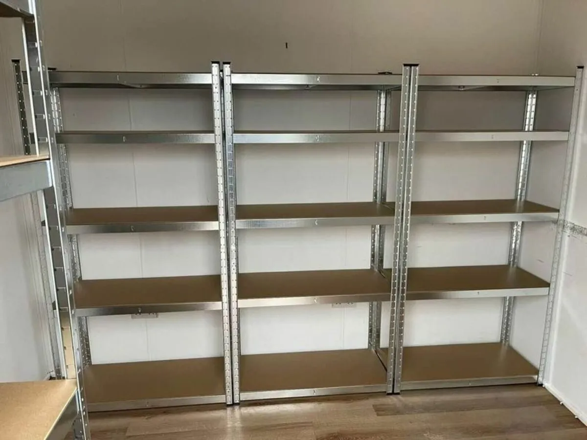 Galvanised Storage Shelves Shelving Racking - Image 3
