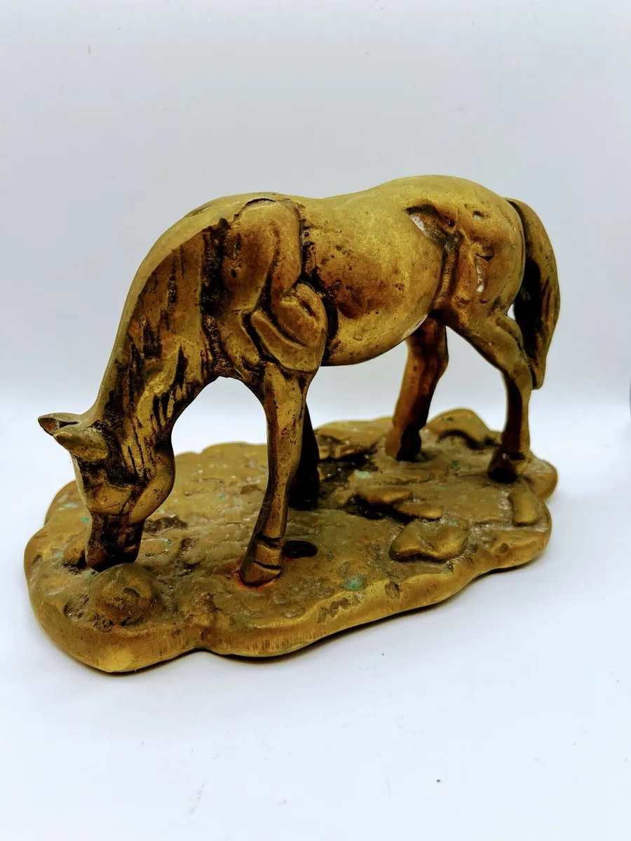 Vintage brass sculpture - Image 1