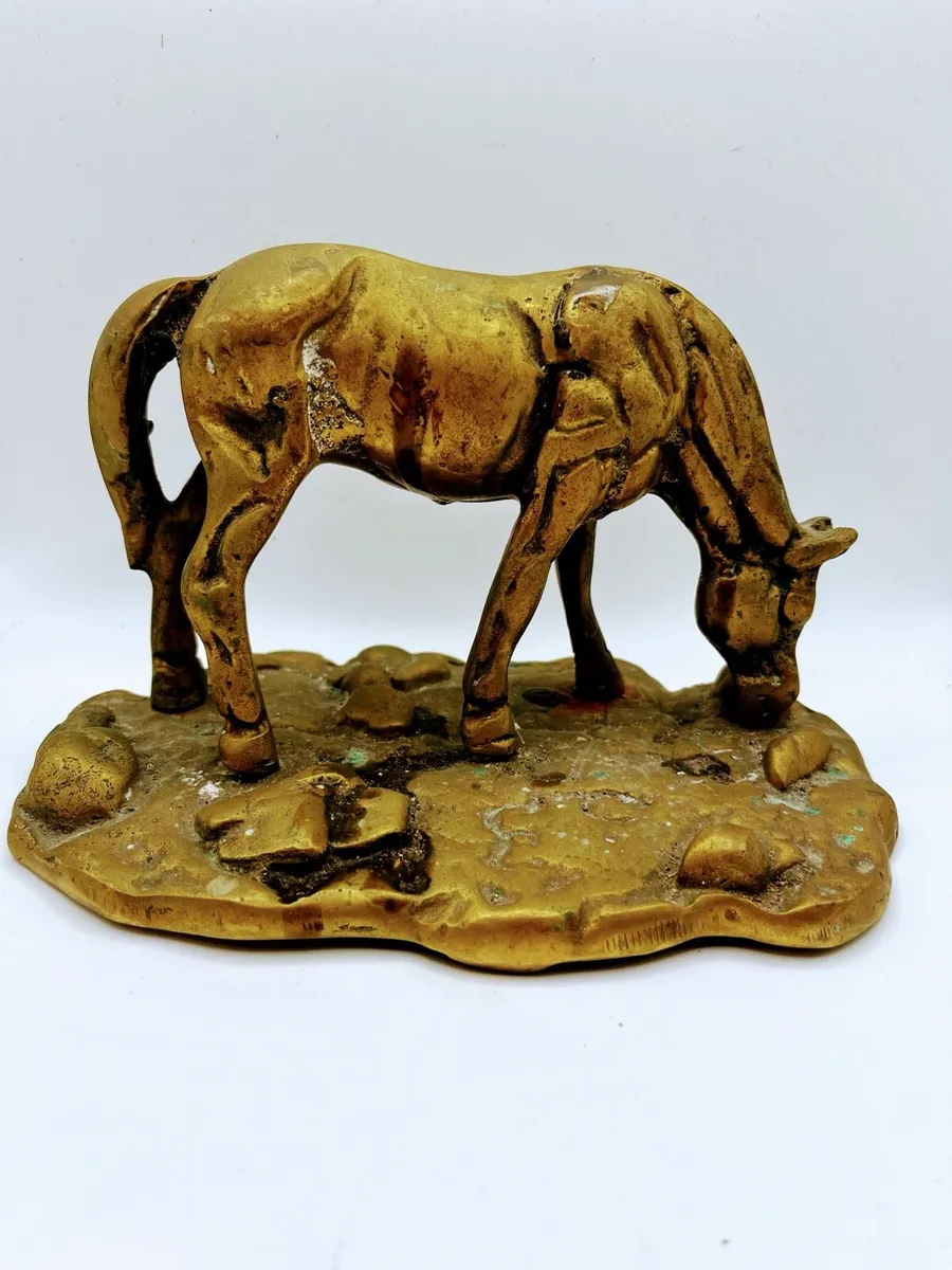 Vintage brass sculpture - Image 3