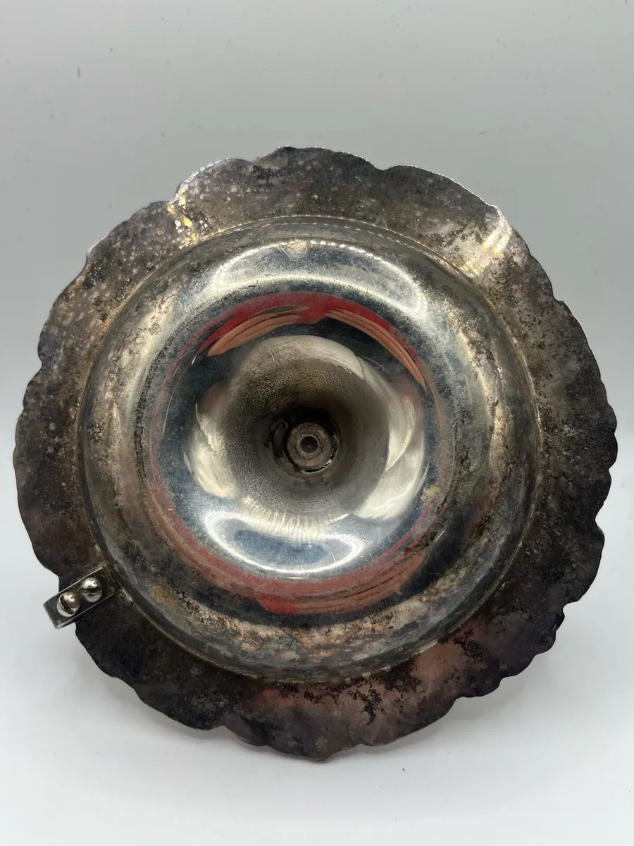 Antique chamberstick candle holder - Image 4
