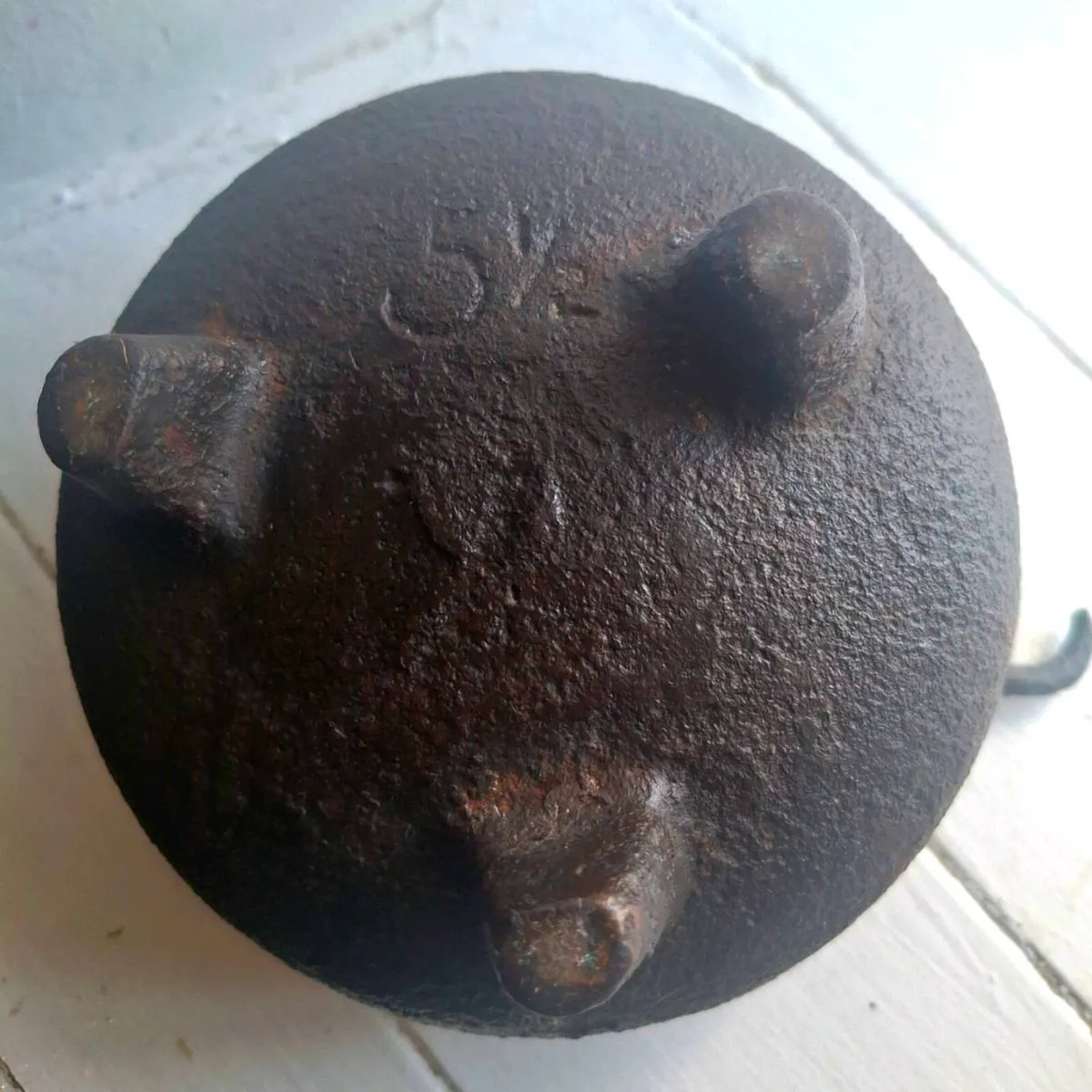 Small Cast Iron 3-Legged Gypsy Pot - Image 2