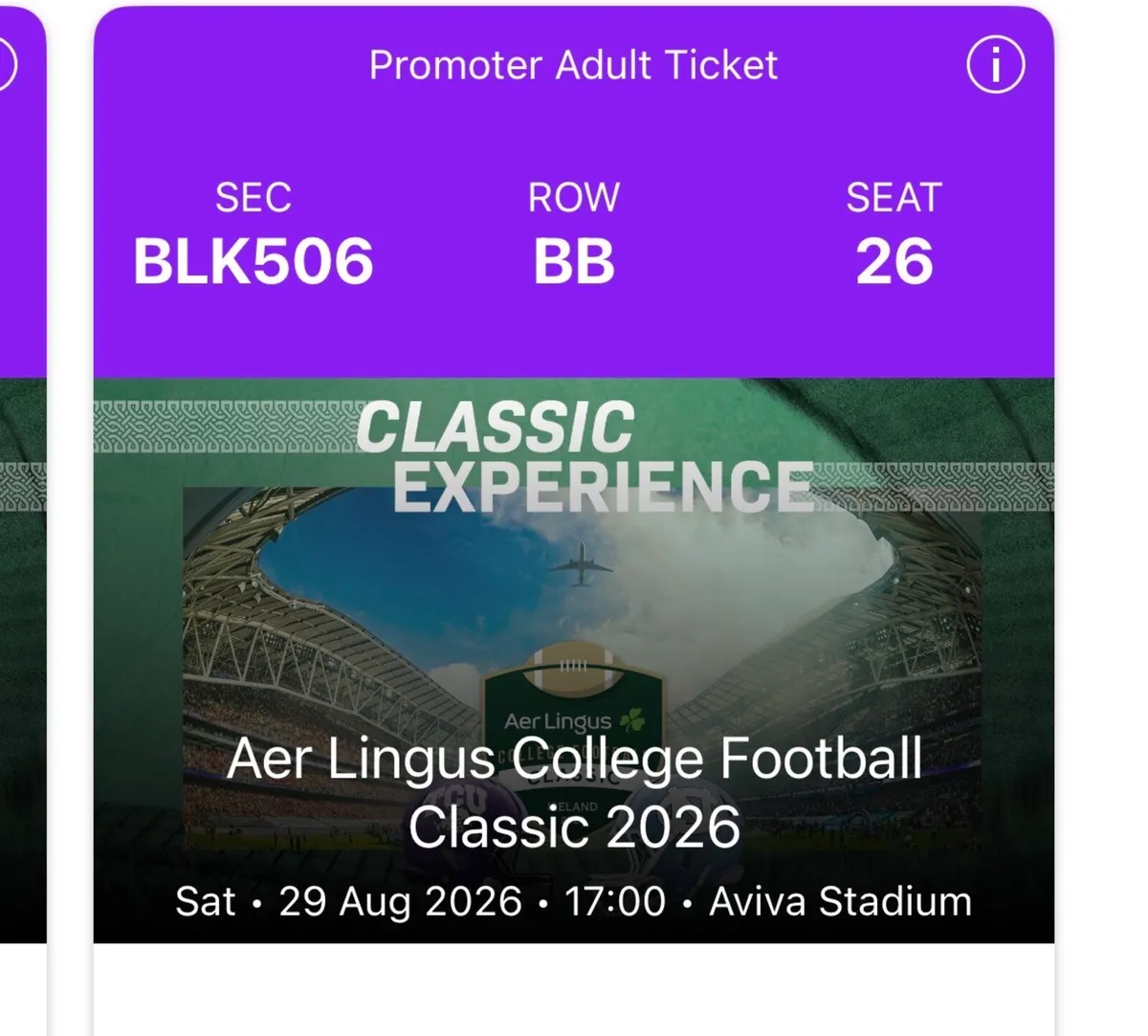 College football tickets - Image 1