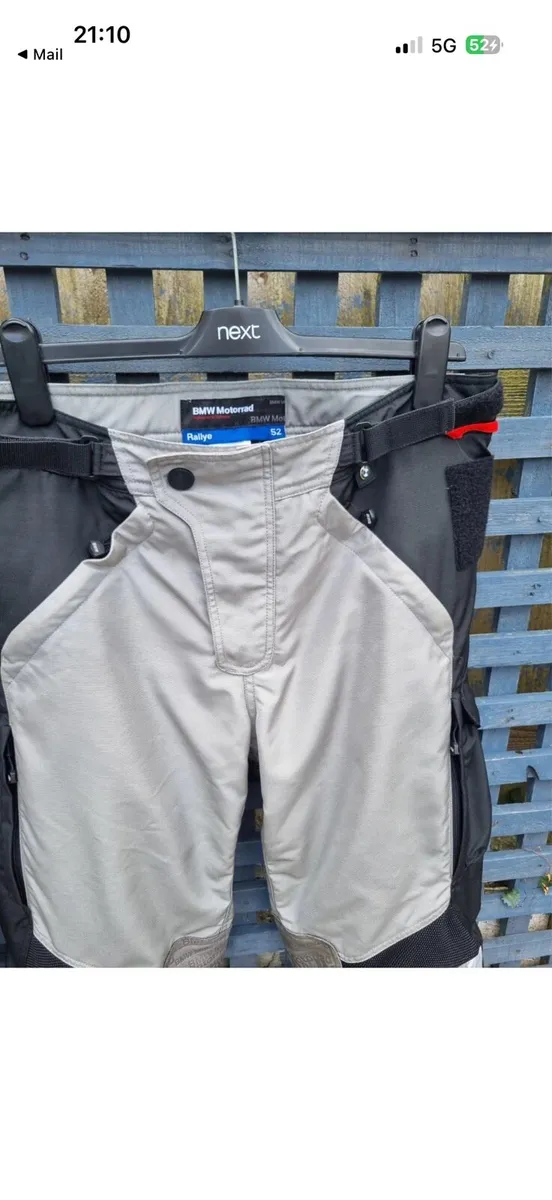 BMW Streetguard Rallye motor cycle trousers - Image 2