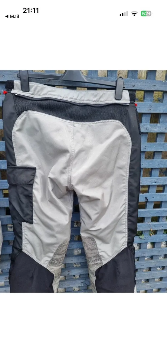 BMW Streetguard Rallye motor cycle trousers - Image 3