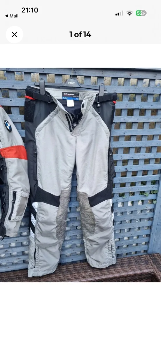 BMW Streetguard Rallye motor cycle trousers - Image 1