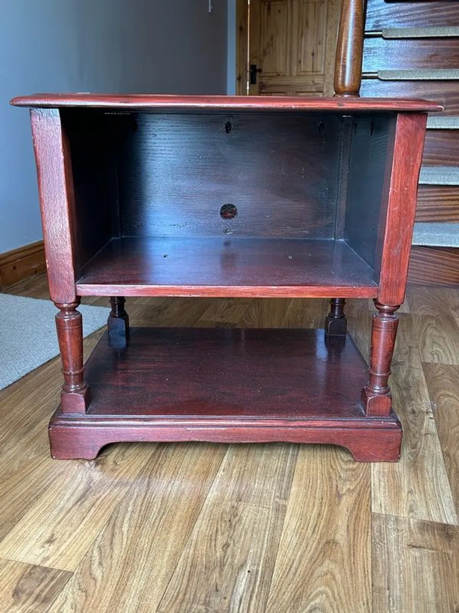 End Table/ Entertainment/Book shelf - Image 2