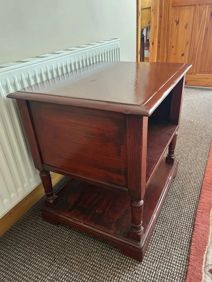 End Table/ Entertainment/Book shelf - Image 3
