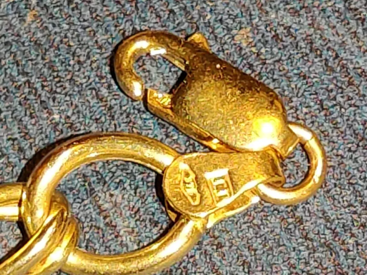 BULKY BELCHER LOOP LINK, 9CT Gold 11.66g Chain ! - Image 4