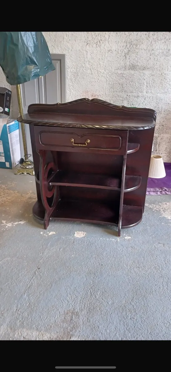 Vintage Mahogany Hall/Telephone Table