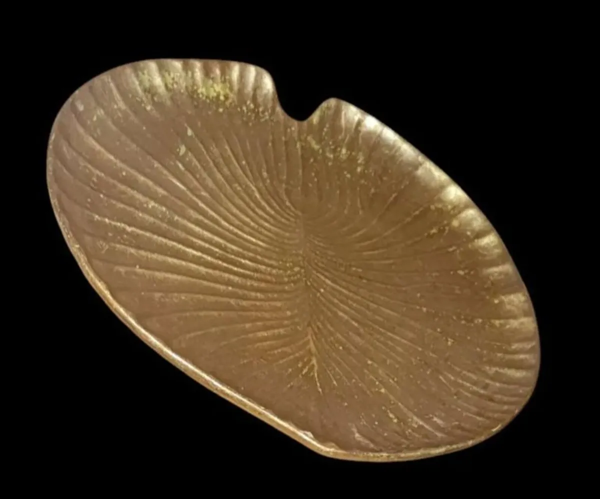 Vintage Harrods Ceramic 'Rio' Leaf Dish–Large 15" - Image 2