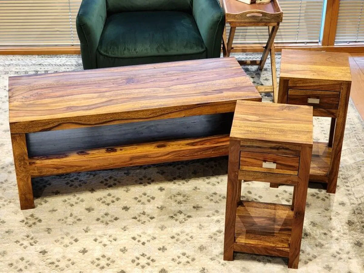 Coffee Table + 2 Matching Side Tables | Excellent Condition - Image 2