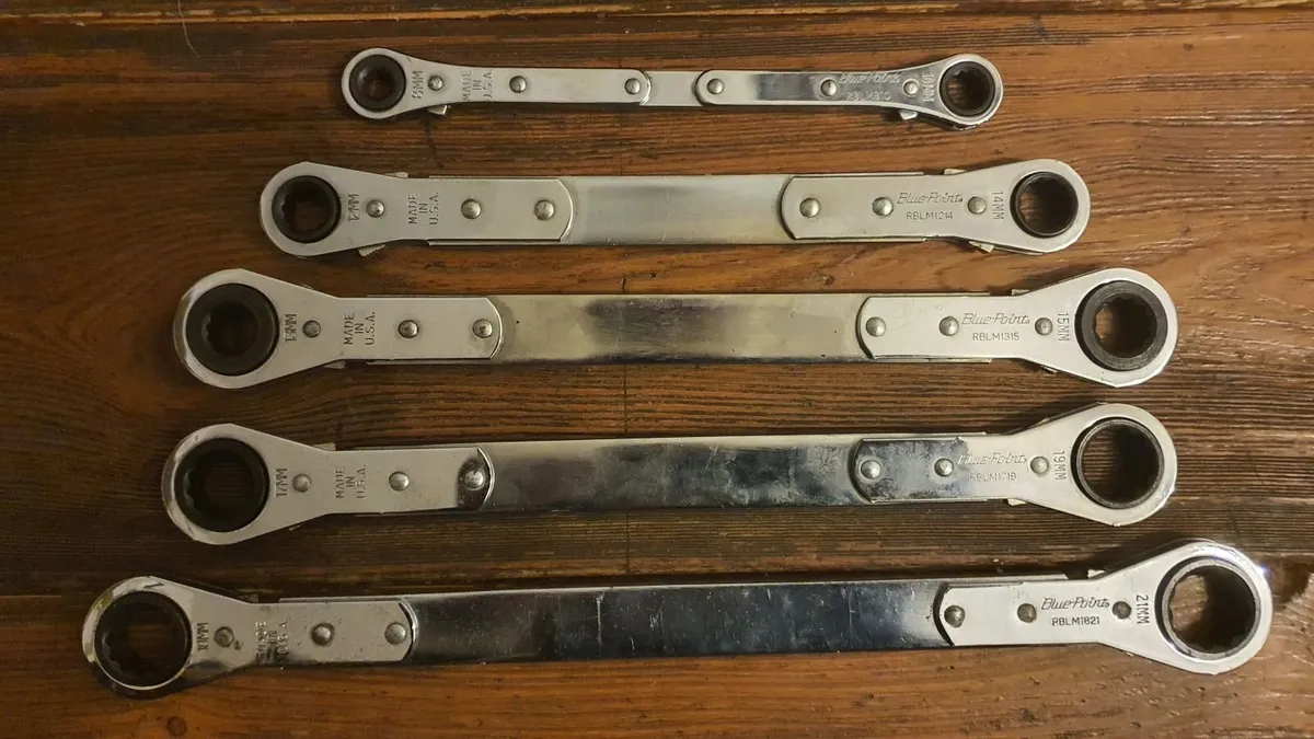 Blue Point by Snap-On Ratcheting Spanner set - Image 3
