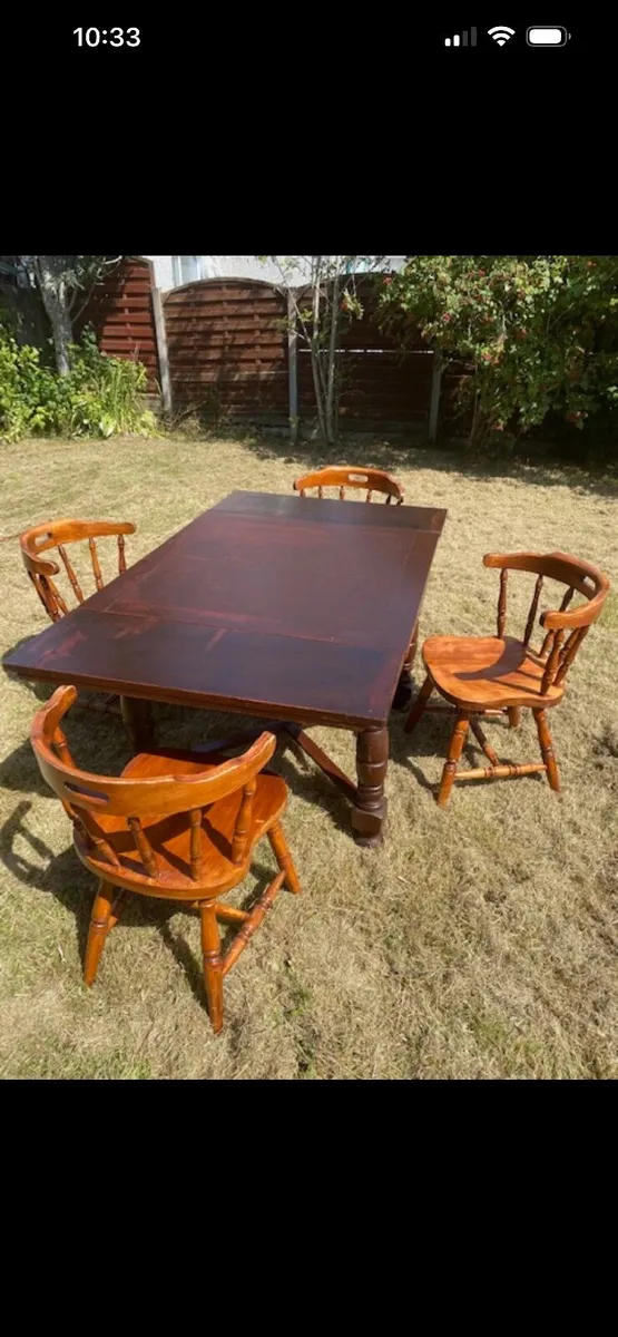 Dining Table & chairs - Image 1