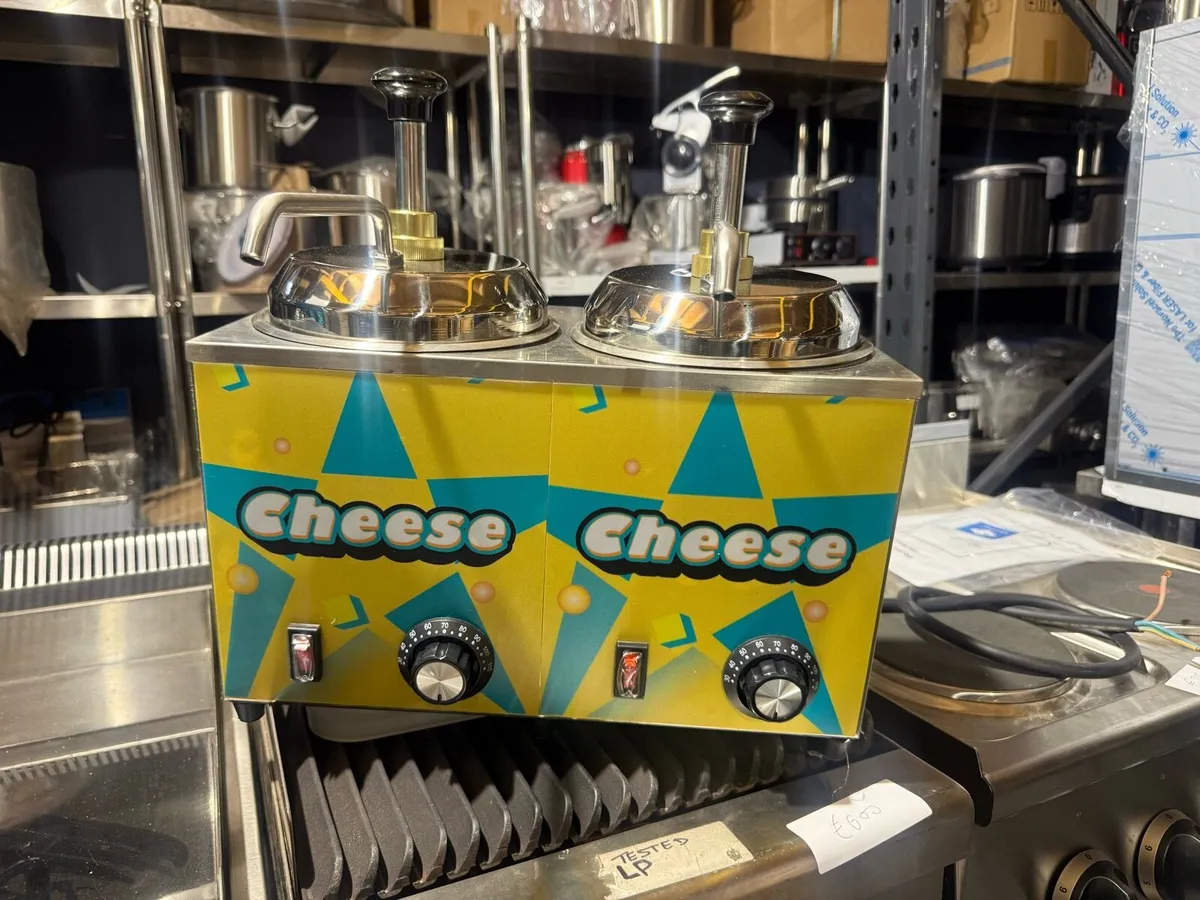 Warm cheese Bain Marie dispenser with pump - Image 2