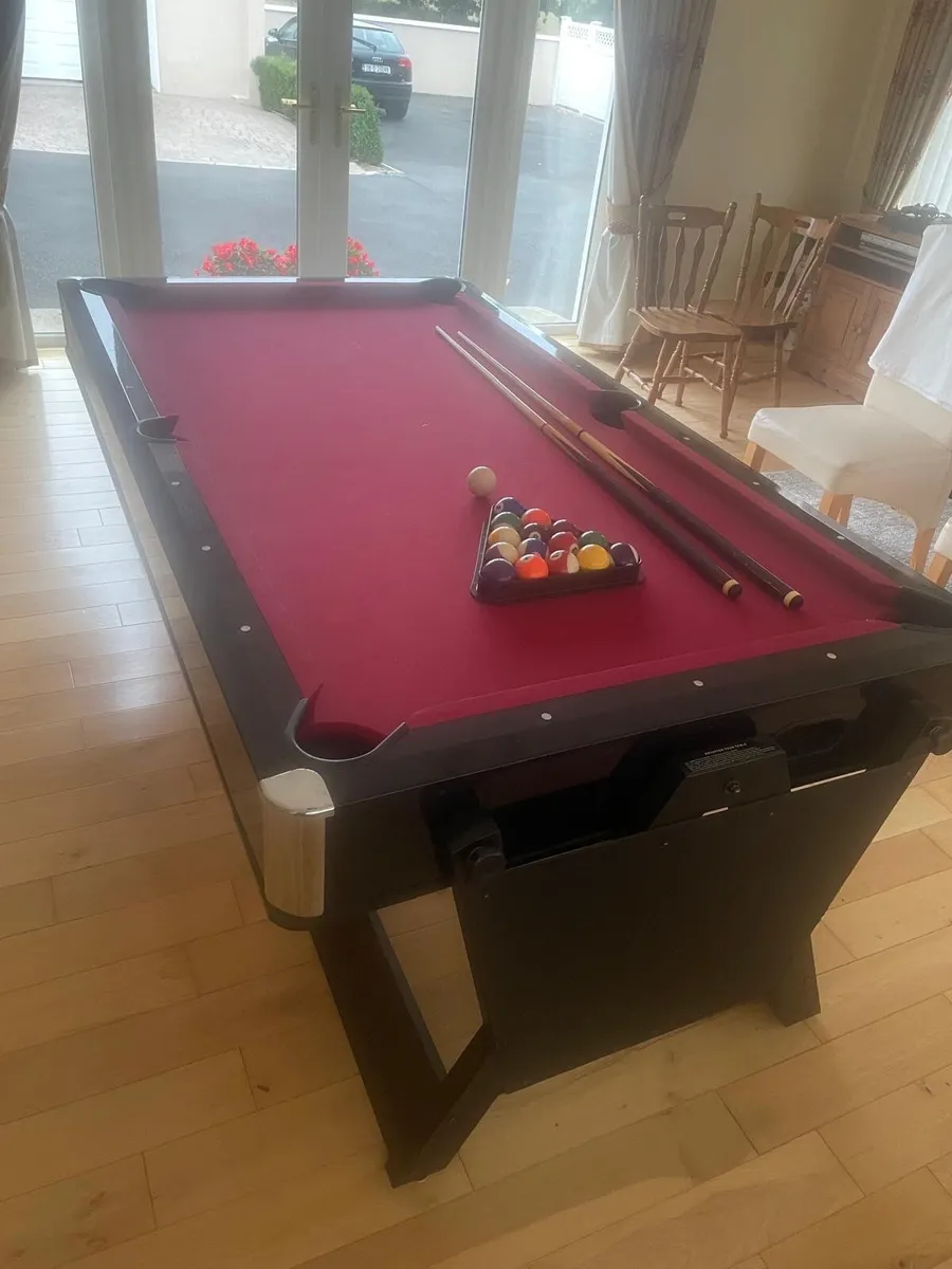Pool Table & Air Hockey (2 in 1) - Image 1