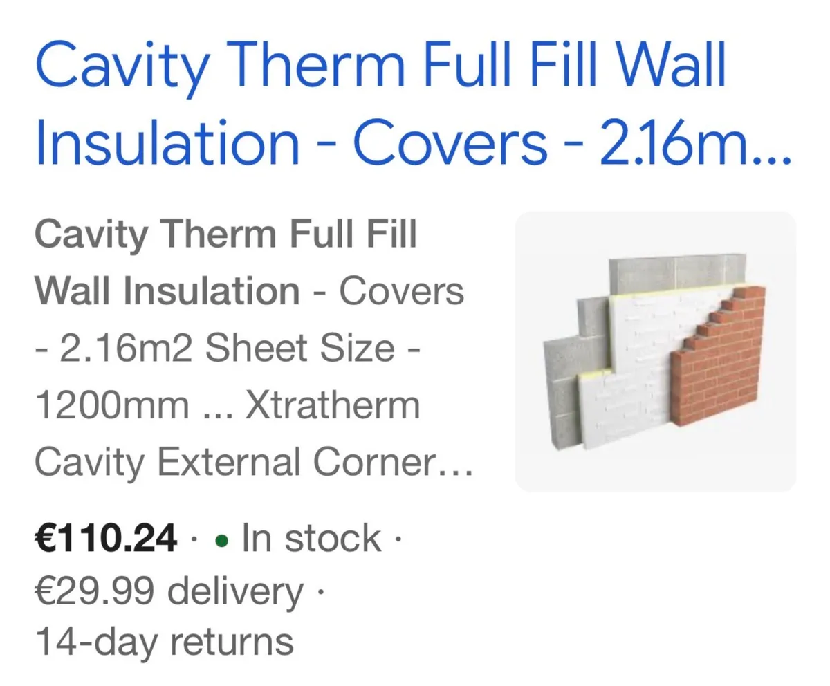 150mm Full Fill Cavity Wall Insulation - Image 3