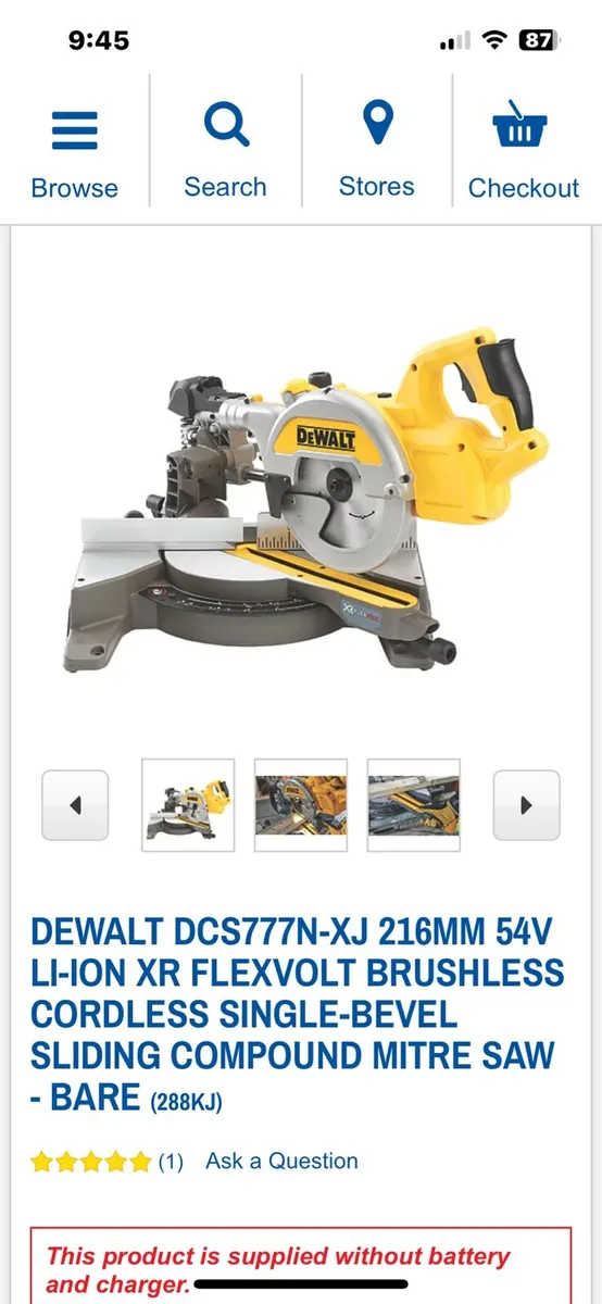 54v dewalt battery chopsaw 18v - Image 4
