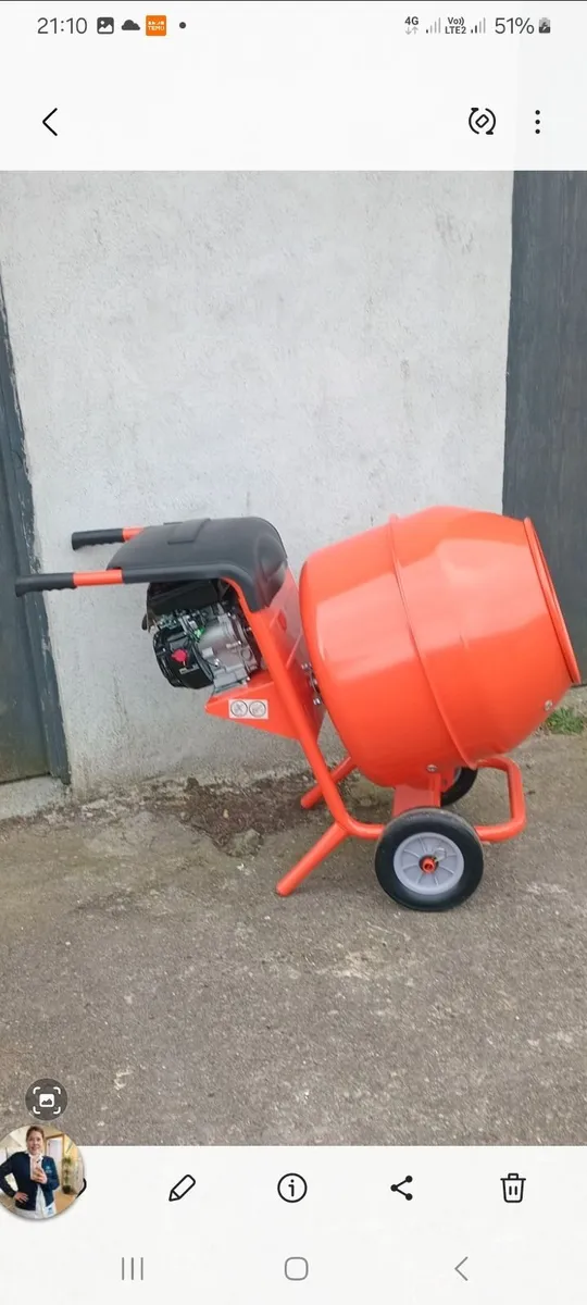 Cement mixer petrol