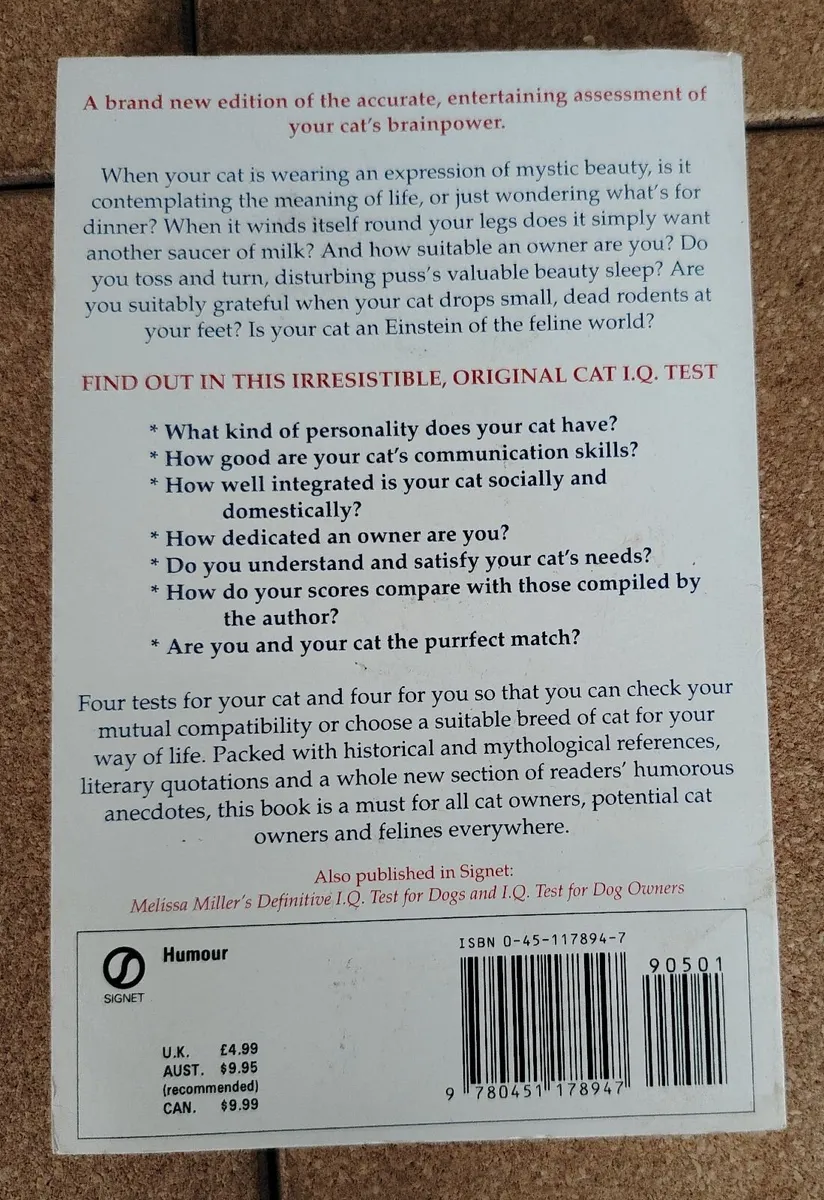 Melissa Miller's Definitive I.Q. Test for Cats - Image 4