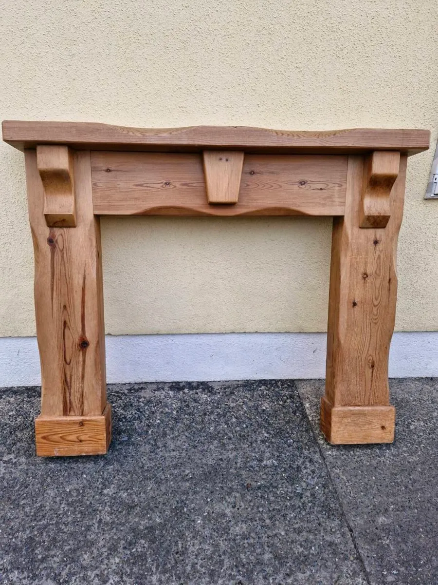 Timber fire surround