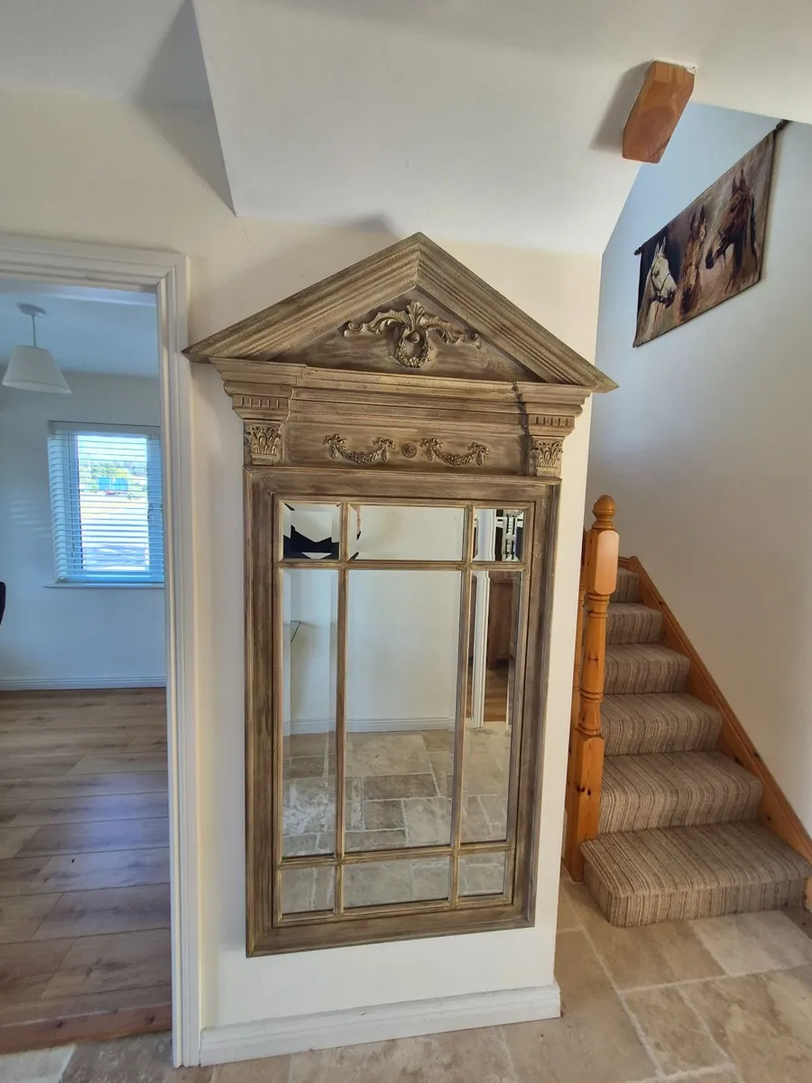 Large Ornate French-Style Wall Mirror - Image 2
