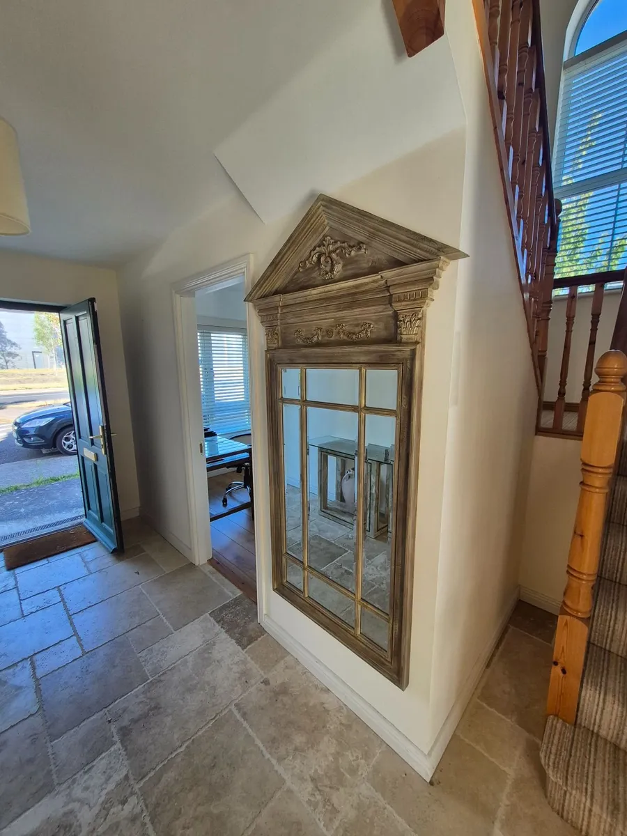 Large Ornate French-Style Wall Mirror - Image 3