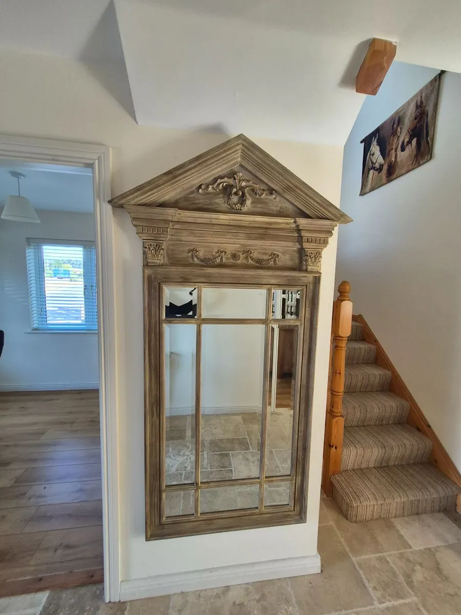 Large Ornate French-Style Wall Mirror - Image 4