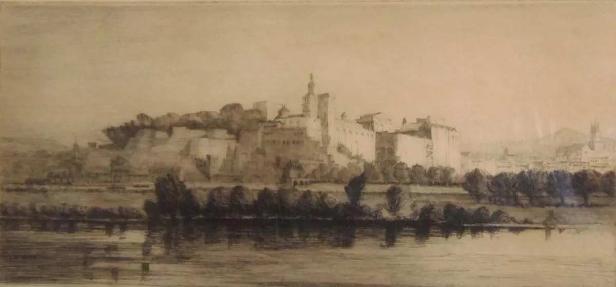 Percy J Westwood Vintage Etching Signed - Image 1
