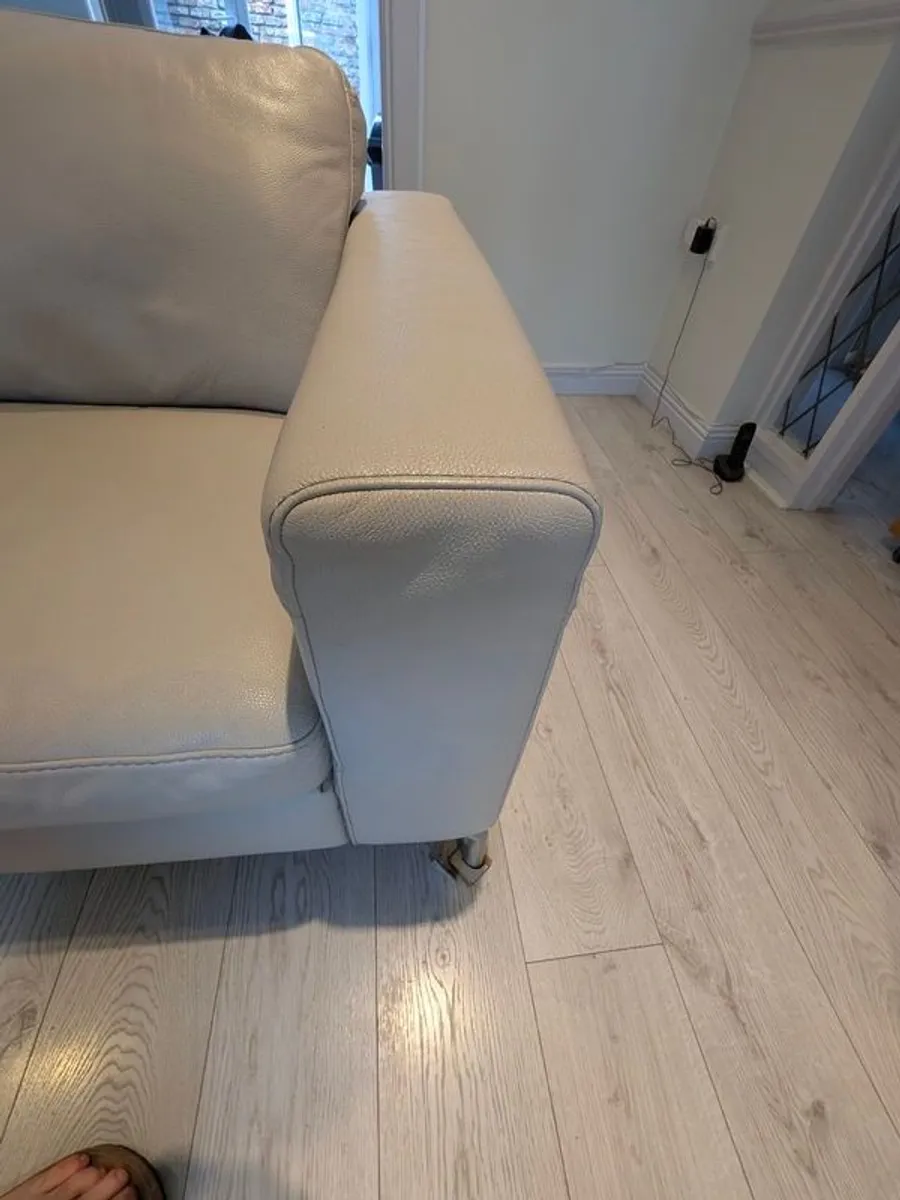 Leather Couch- 3 seater - Image 3