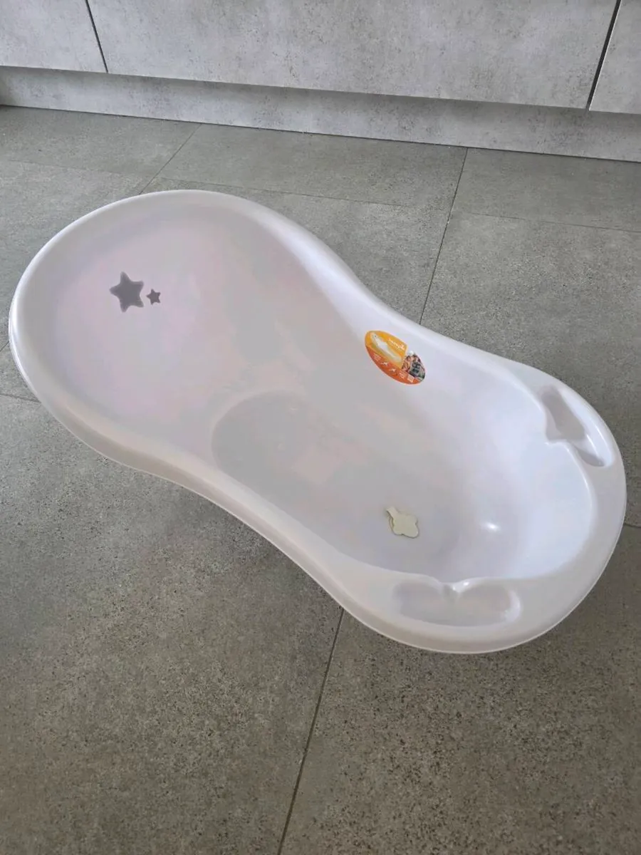 Baby bath with bath net - Image 1