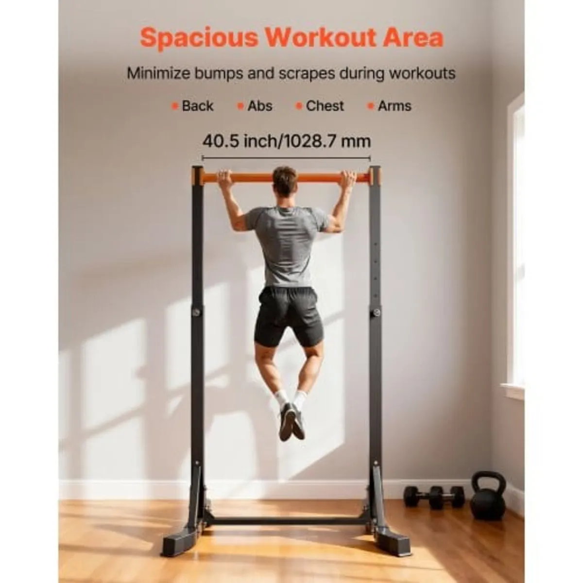 Pull Up Bar, 150kg Capacity Portable Pullup Bar St - Image 3